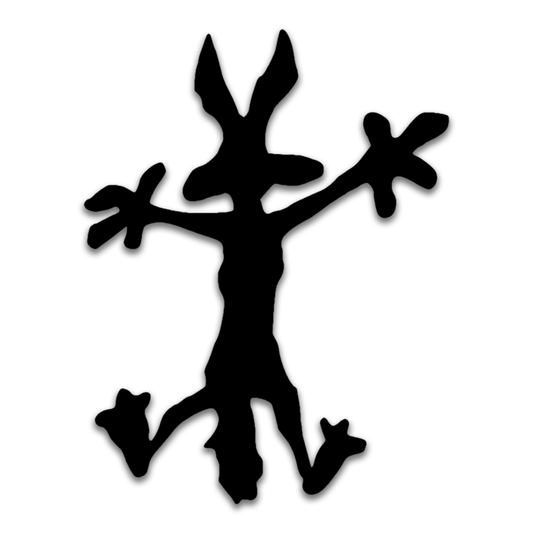 Wile E. Coyote Splat Decal