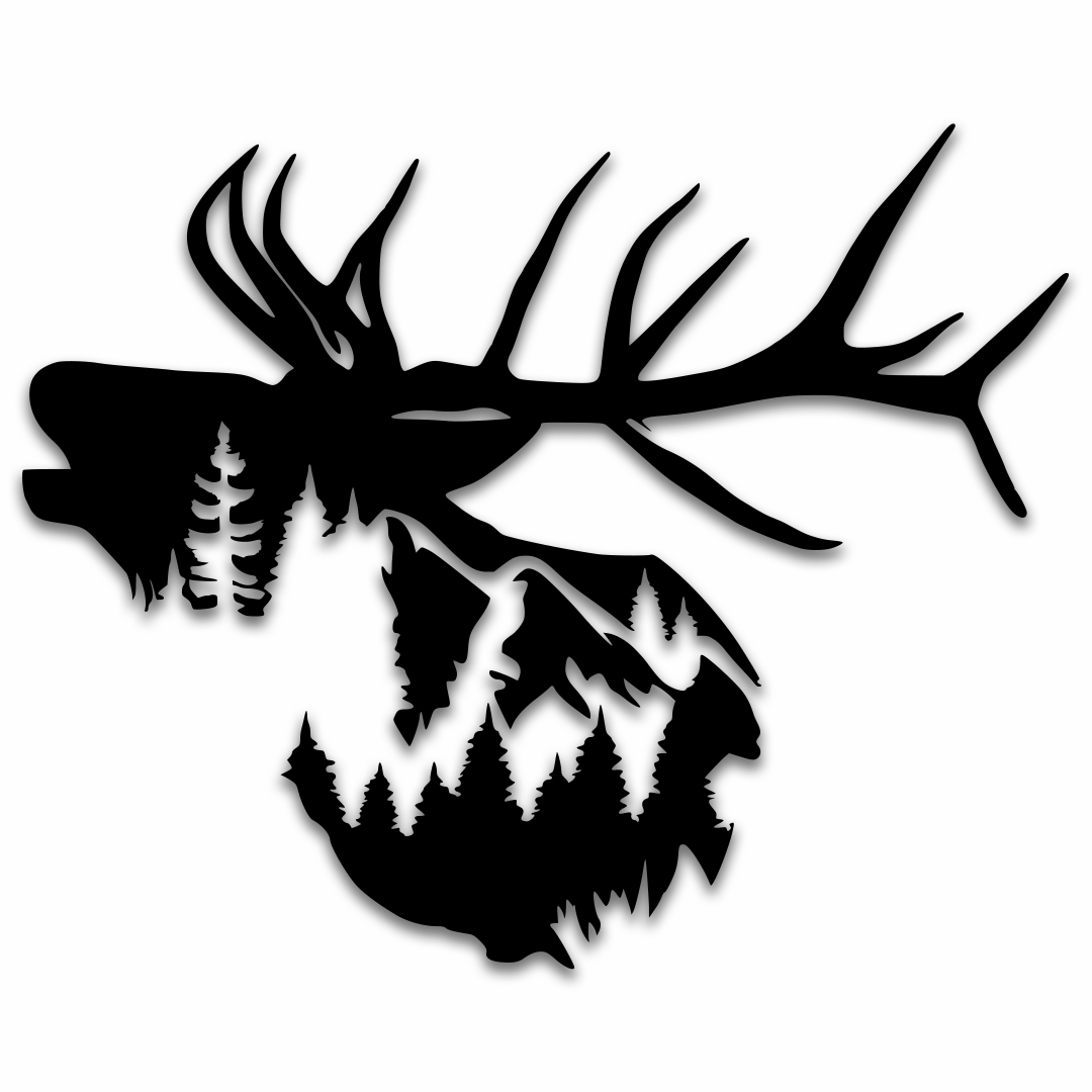 Mountain Elk Decal