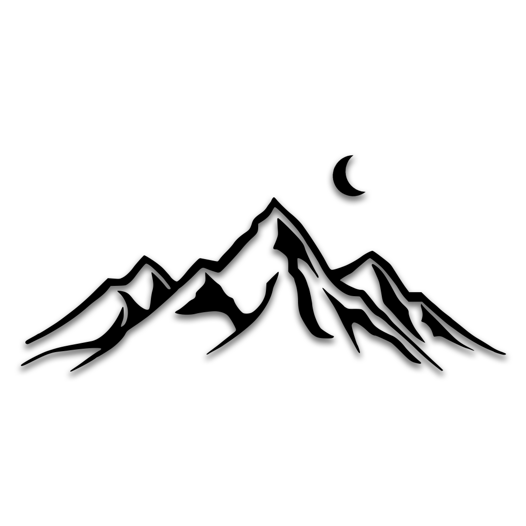Night Mountains Decal