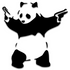 Pistol Panda Decal