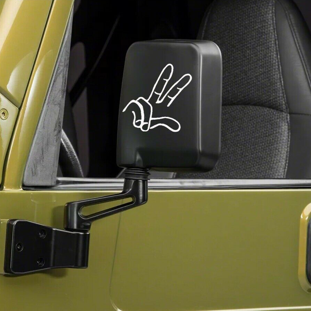 Jeep Wave Outline Decal
