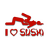 I Love Sushi Decal